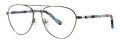 Kensie Flourish Gunmetal (GM) Eyeglasses - Color Image