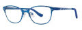 Kensie Girl Splatter Blue (BL) Eyeglasses - Color Image