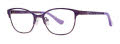 Kensie Girl Splatter Purple (PU) Eyeglasses - Color Image