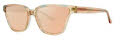 Kensie Inner Beauty Brown Feather Sunglasses - Color Image