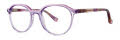 Kensie Girl Boujee Purple Eyeglasses - Color Image