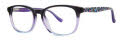 Kensie Girl Dilemma Purple Fade Eyeglasses - Color Image