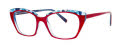 Lafont Louange Red (6115) Eyeglasses - Color Image