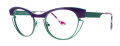 Lafont Optimisme Purple (7158) Eyeglasses - Color Image