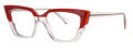 Lafont Jacqueline Red (6111) Eyeglasses - Color Image