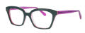 Lafont Issy & La Notebook Green (4065E) Eyeglasses - Color Image
