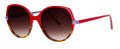 Lafont Majorque Red (6073B) Sunglasses - Color Image
