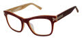 L.A.M.B. LA109 Burgundy Horn - BUR Eyeglasses - Color Image