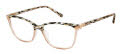 L.A.M.B. LA112 Black Blush-BLC Eyeglasses - Color Image