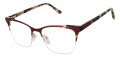L.A.M.B. LA118 Burgundy - BUR Eyeglasses - Color Image