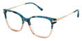 L.A.M.B. LA123 Teal (TEA) Eyeglasses - Color Image