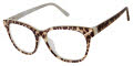 L.A.M.B. LA131 Leopard Glitter (MUL) Eyeglasses - Color Image
