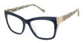 L.A.M.B. LAUF113 Blue Marble - BLU Eyeglasses - Color Image