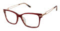 L.A.M.B. LAUF115 Red (RED) Eyeglasses - Color Image
