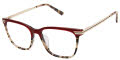 L.A.M.B. LAUF128 Red (RED) Eyeglasses - Color Image