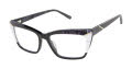 L.A.M.B. LA076 Black Marble (BLK) Eyeglasses - Color Image