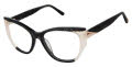 L.A.M.B. LA116 Black/Blush - BLK Eyeglasses - Color Image