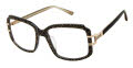 L.A.M.B. LAUF114 Black/Gold -BLK Eyeglasses - Color Image