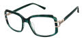 L.A.M.B. LAUF114 Green Marble - GRN Eyeglasses - Color Image