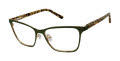 L.A.M.B. LA054 - Harley Green Gold (GRN) Eyeglasses - Color Image