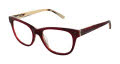 L.A.M.B. LA040 - Royce Burgundy (BUR) Eyeglasses - Color Image