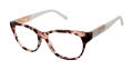 L.A.M.B. LA047 - Lina Pink Tortoise Ivory (PNK) Eyeglasses - Color Image