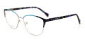 Lucky Brand VLBD128 Navy Turqoise Eyeglasses - Color Image