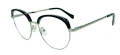 Lucky Brand VLBD129 Silver Black Eyeglasses - Color Image