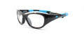 Rec Specs Liberty Sport Replay XL Shiny Black Cyan (225) Eyeglasses - Color Image