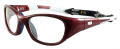 Rec Specs Liberty Sport Replay XL Shiny Crimson White (704) Eyeglasses - Color Image