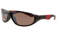 Rec Specs Liberty Sport Daytona Shiny Black Red / Ultimate Driver Lenses (221) Sunglasses - Color Image