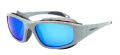 Rec Specs Liberty Sport Trailblazer H2O Cement Gray / Blue Mirror Aqua Lens (360) Sunglasses - Color Image
