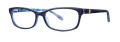 Lilly Pulitzer Gina Navy Eyeglasses - Color Image