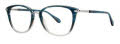 Lilly Pulitzer Lydia Teal Horn Eyeglasses - Color Image