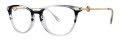 Lilly Pulitzer Marysol Navy Horn Eyeglasses - Color Image