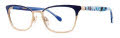 Lilly Pulitzer Barlowe Navy Eyeglasses - Color Image