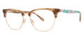Lilly Pulitzer Ethington Blonde Tortoise Eyeglasses - Color Image