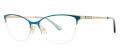 Lilly Pulitzer Garcelle Teal Eyeglasses - Color Image