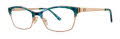 Lilly Pulitzer Halsey Teal (TE) Eyeglasses - Color Image
