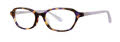 Lilly Pulitzer Girls Lizzi Mini Iris Tortoise Eyeglasses - Color Image