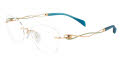 Line Art XL 2166 Gold Eyeglasses - Color Image