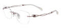 Line Art XL 2166 Violet Eyeglasses - Color Image
