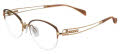 Line Art XL 2172 Brown Eyeglasses - Color Image