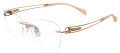 Line Art XL 2174 Rose Gold Eyeglasses - Color Image