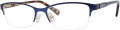 Liz Claiborne L 456 Semi Matte Navy (0E8W) Eyeglasses - Color Image
