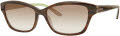 Liz Claiborne L 574/S Brown Havana / Brown Gradient (0WR9/HA) Sunglasses - Color Image