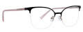 Life is Good Violet Matte Black Eyeglasses - Color Image