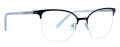 Life is Good Violet Matte Blue Eyeglasses - Color Image