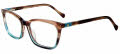 Lucky Brand Kids VLBD732 Brown Blue Eyeglasses - Color Image