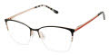Lulu Guinness L243 Black / Ivory (BLK) Eyeglasses - Color Image